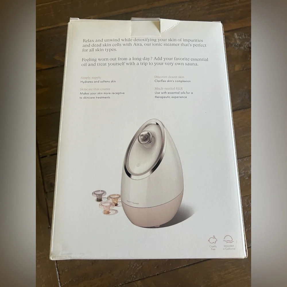 Vanity Planet‎ Aira Ionic Facial Steamer Skin Health Beauty Detox
